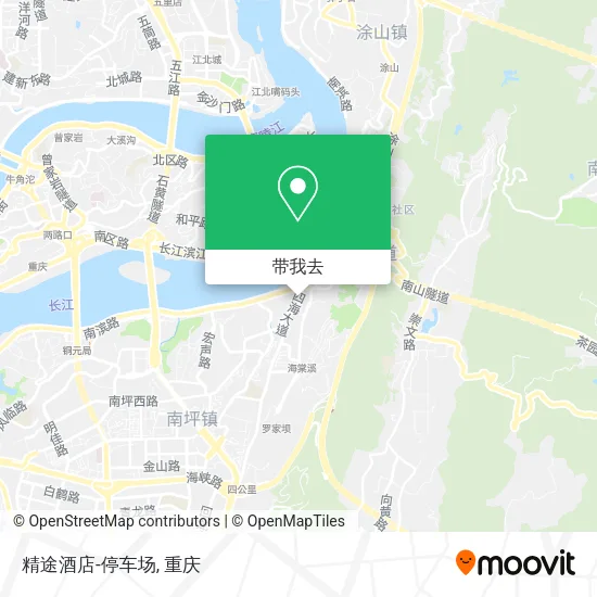 精途酒店-停车场地图