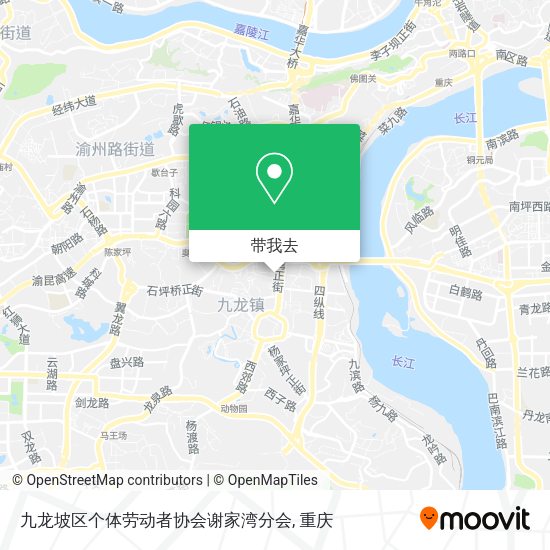 九龙坡区个体劳动者协会谢家湾分会地图