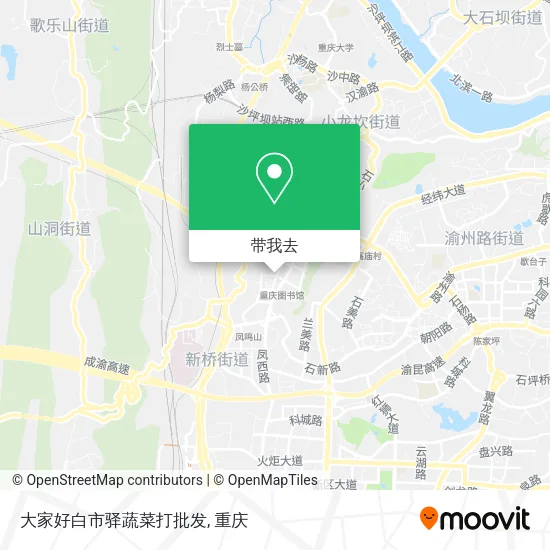 大家好白市驿蔬菜打批发地图