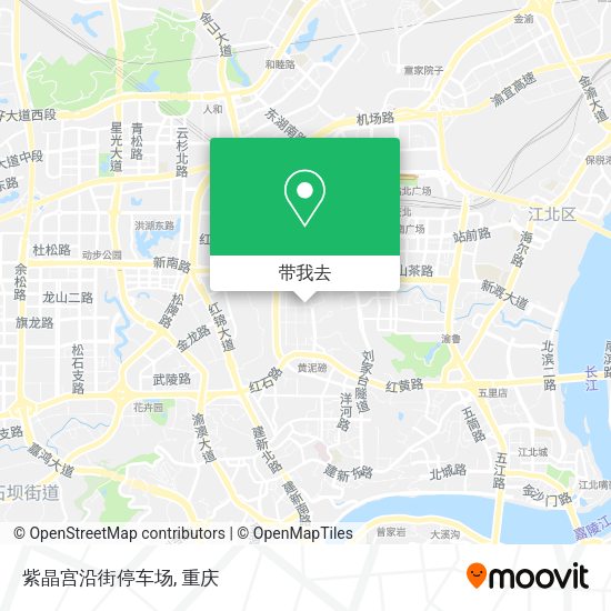 紫晶宫沿街停车场地图