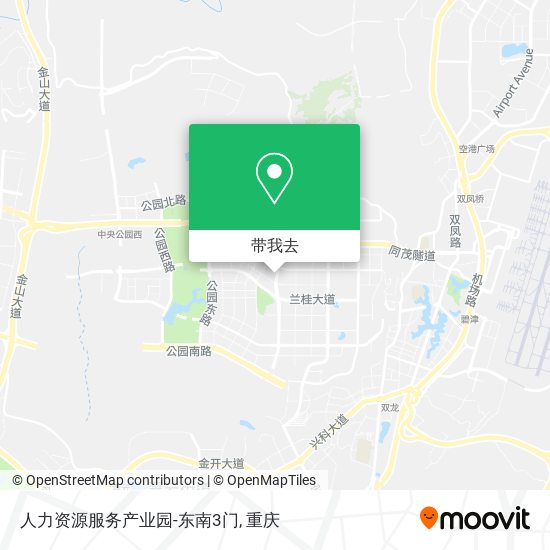 人力资源服务产业园-东南3门地图