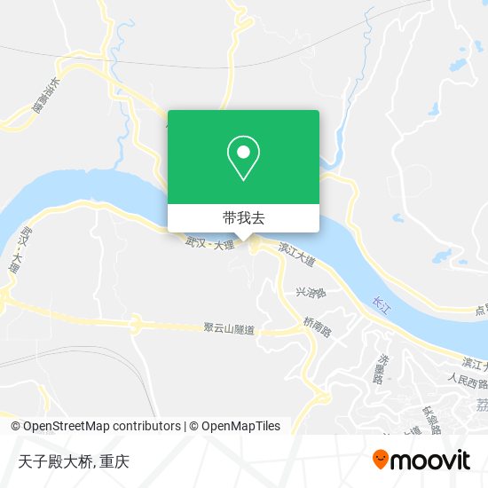 天子殿大桥地图