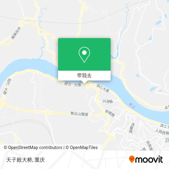 天子殿大桥地图