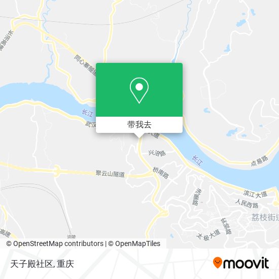 天子殿社区地图