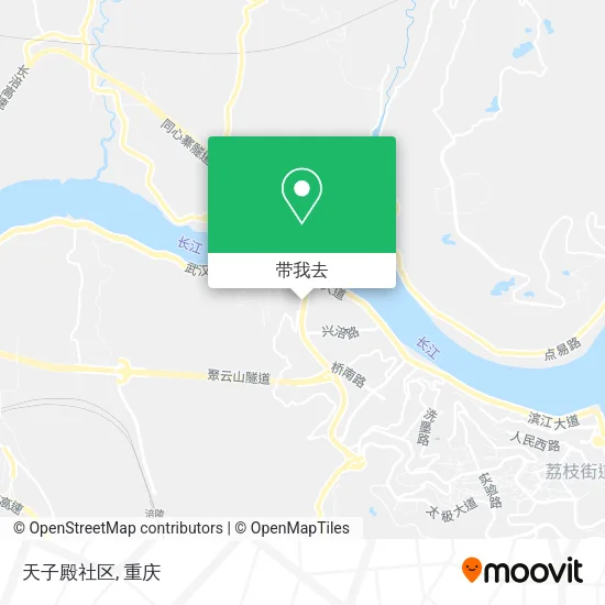 天子殿社区地图