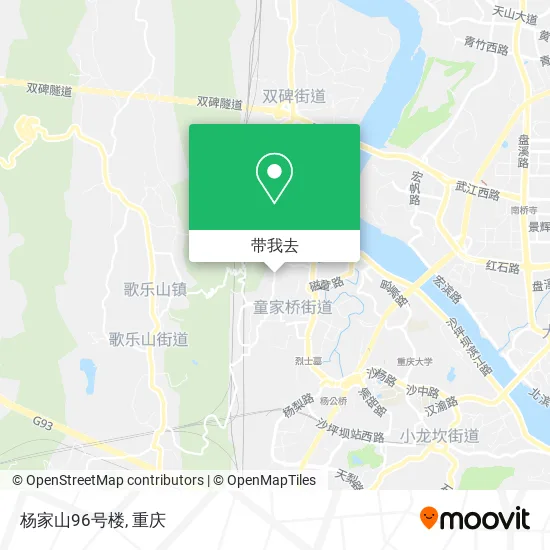 杨家山96号楼地图