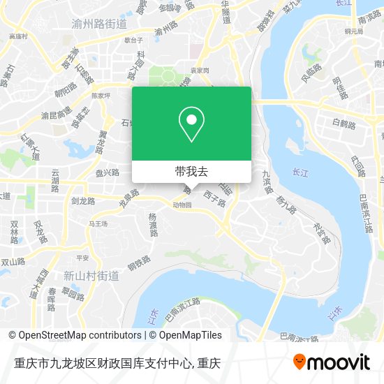 重庆市九龙坡区财政国库支付中心地图