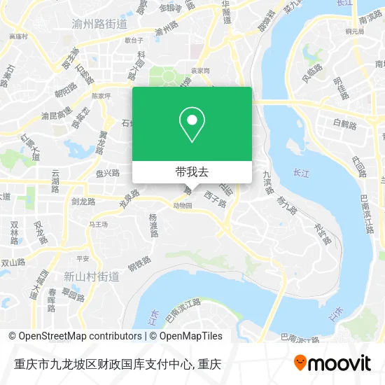 重庆市九龙坡区财政国库支付中心地图