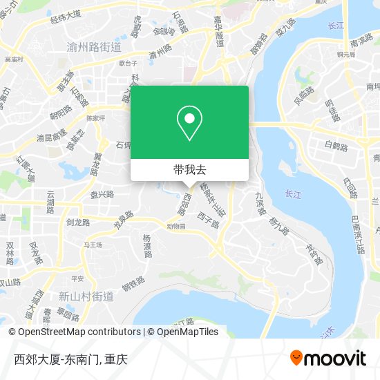 西郊大厦-东南门地图