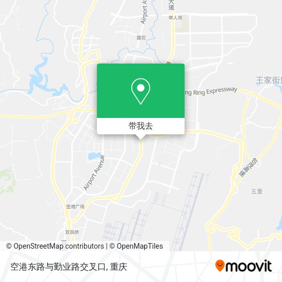 空港东路与勤业路交叉口地图