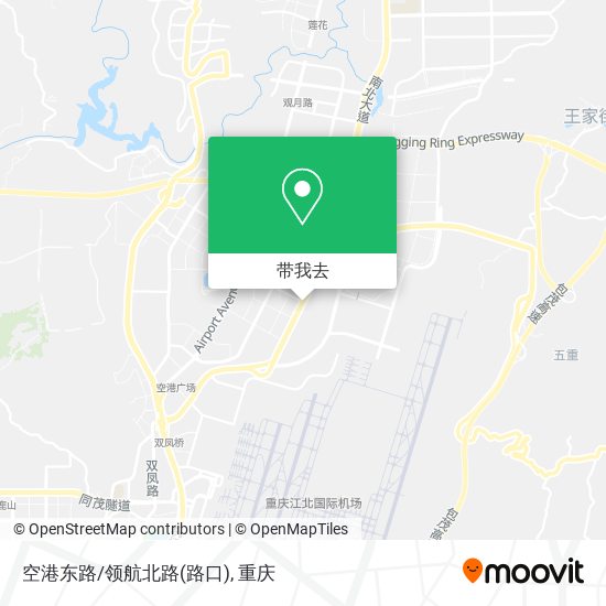 空港东路/领航北路(路口)地图