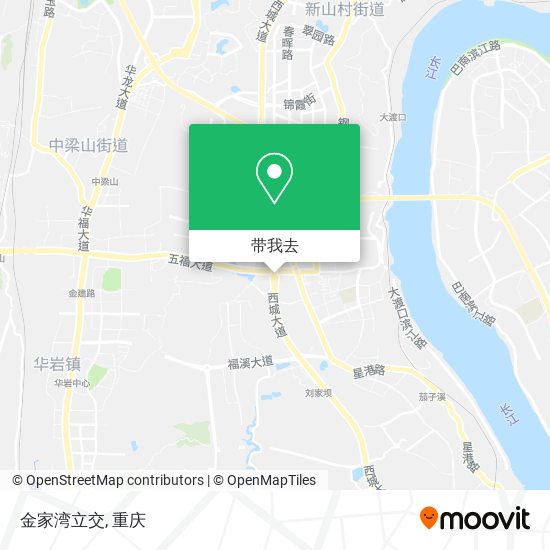 金家湾立交地图