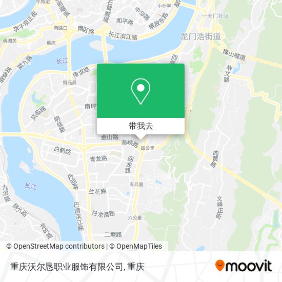 重庆沃尔恳职业服饰有限公司地图
