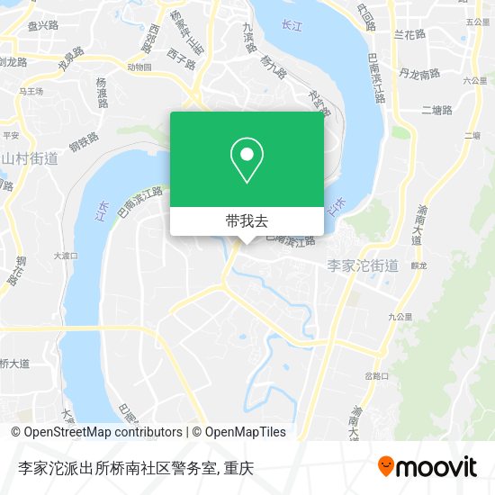李家沱派出所桥南社区警务室地图