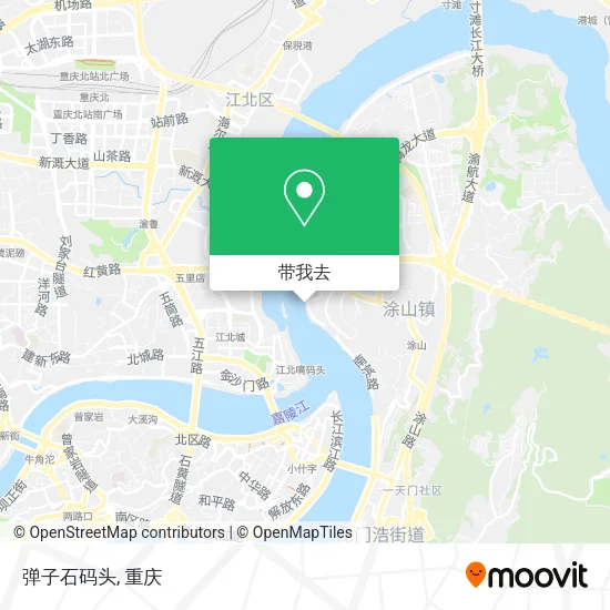 弹子石码头地图