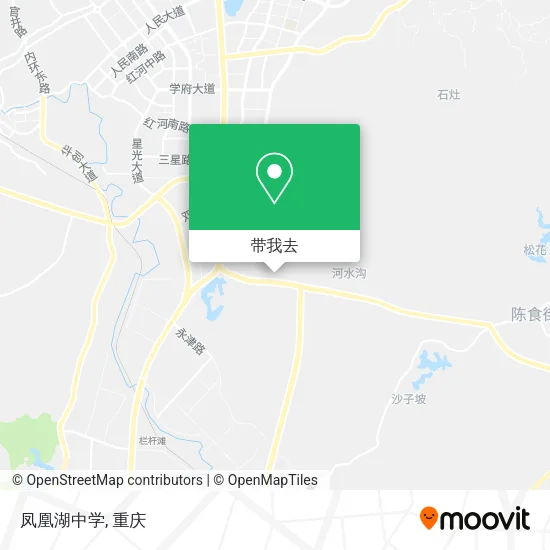凤凰湖中学地图