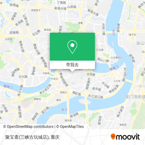 聚宝斋(三峡古玩城店)地图