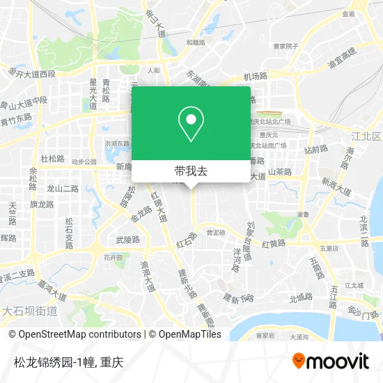 松龙锦绣园-1幢地图
