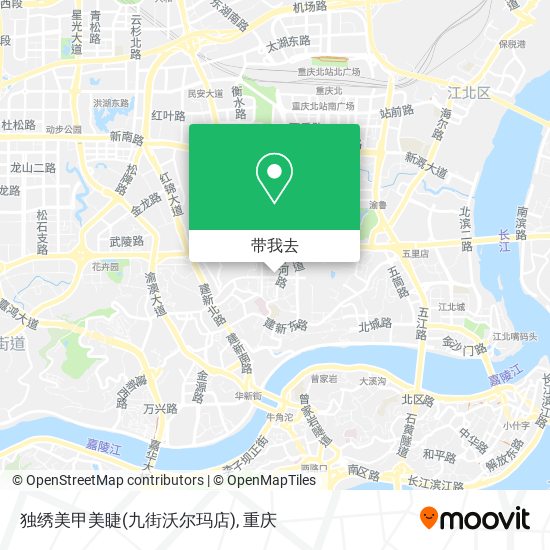 独绣美甲美睫(九街沃尔玛店)地图