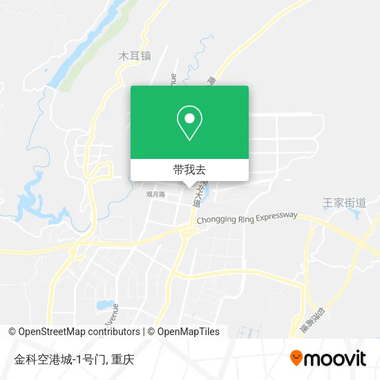 金科空港城-1号门地图