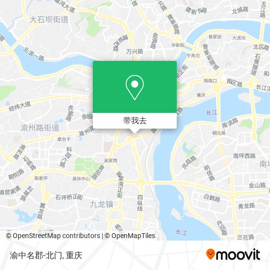 渝中名郡-北门地图