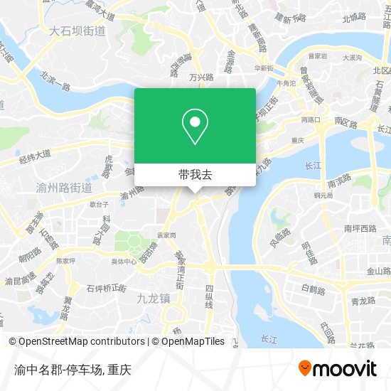 渝中名郡-停车场地图