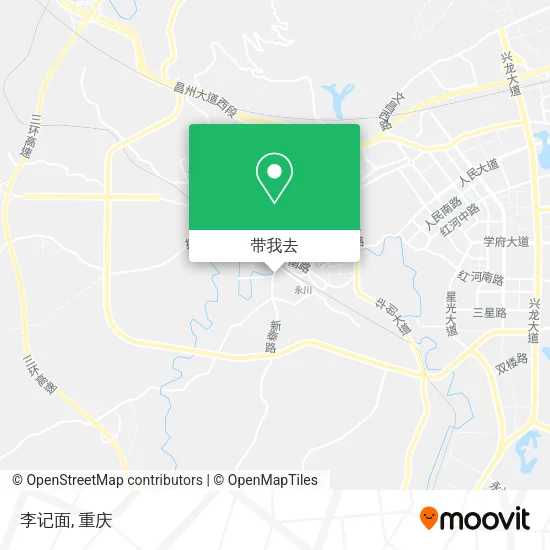 李记面地图