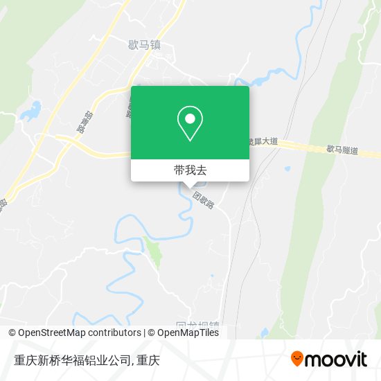 重庆新桥华福铝业公司地图