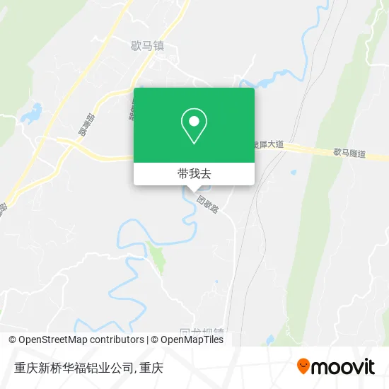 重庆新桥华福铝业公司地图