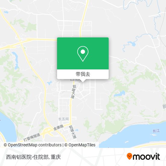 西南铝医院-住院部地图