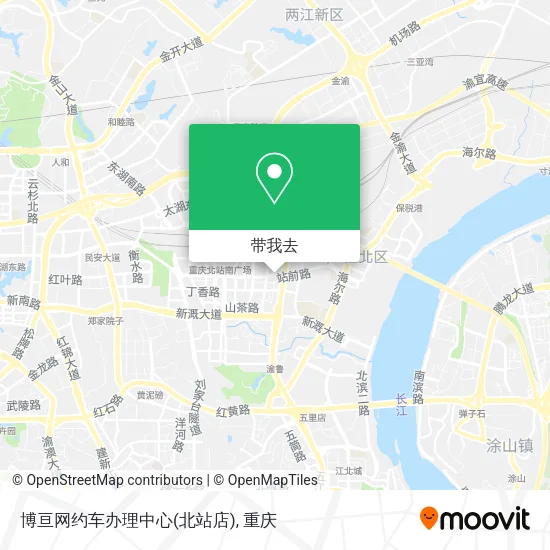 博亘网约车办理中心(北站店)地图
