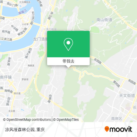凉风垭森林公园地图