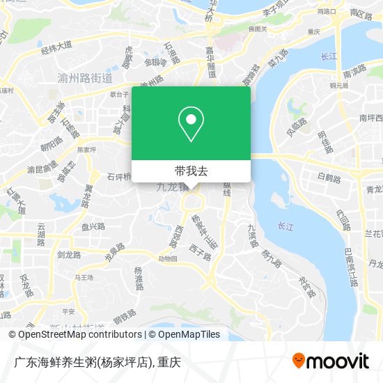 广东海鲜养生粥(杨家坪店)地图