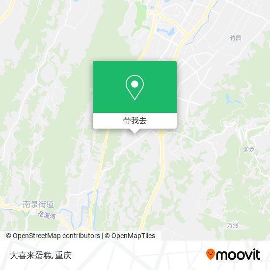 大喜来蛋糕地图