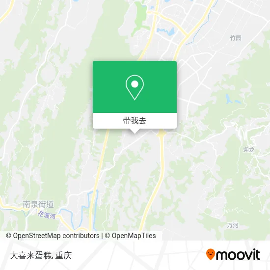 大喜来蛋糕地图