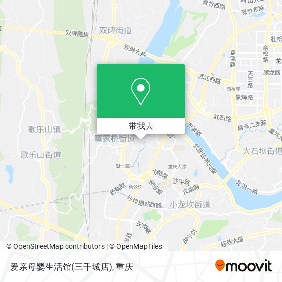 爱亲母婴生活馆(三千城店)地图