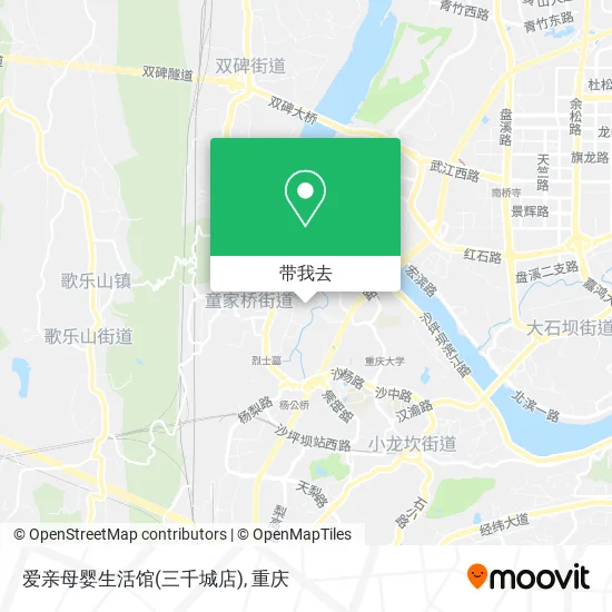 爱亲母婴生活馆(三千城店)地图