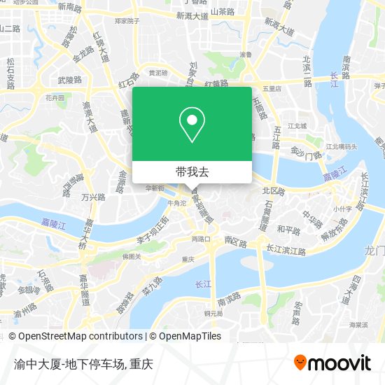 渝中大厦-地下停车场地图