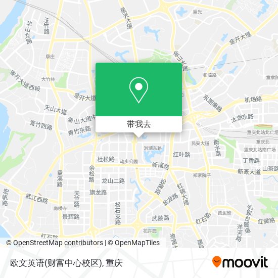 欧文英语(财富中心校区)地图