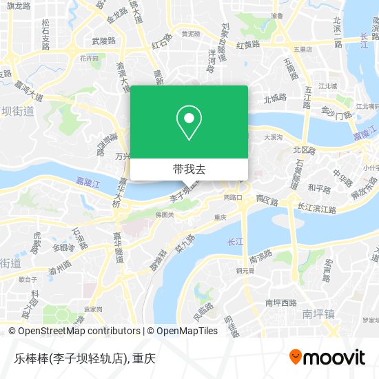 乐棒棒(李子坝轻轨店)地图