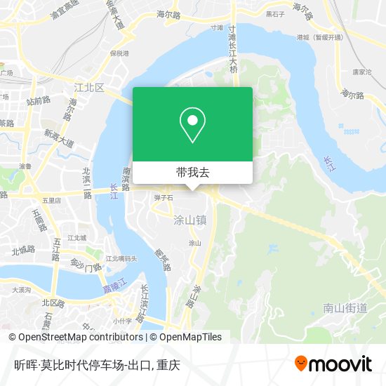 昕晖·莫比时代停车场-出口地图
