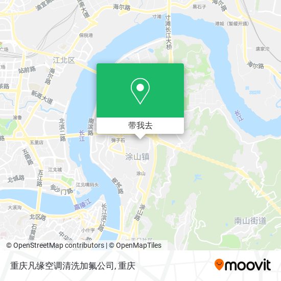 重庆凡缘空调清洗加氟公司地图
