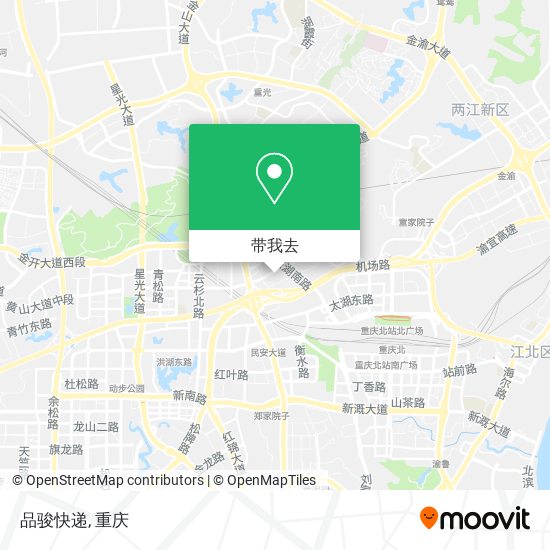 品骏快递地图
