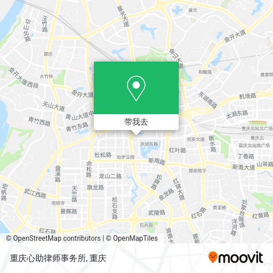 重庆心助律师事务所地图