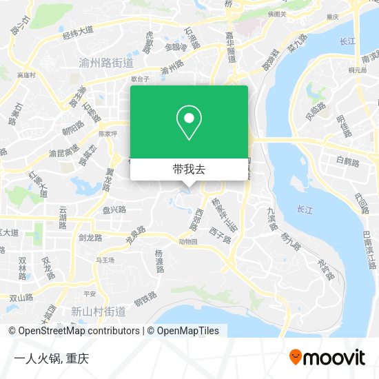 一人火锅地图