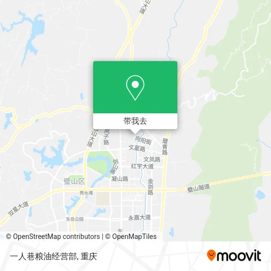 一人巷粮油经营部地图