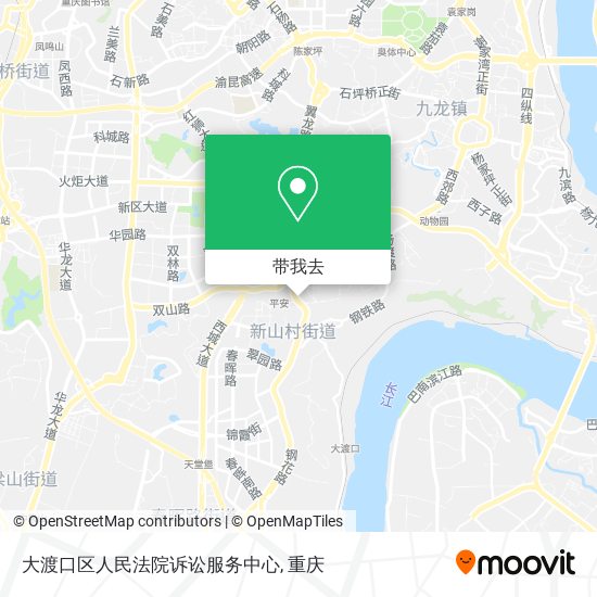 大渡口区人民法院诉讼服务中心地图