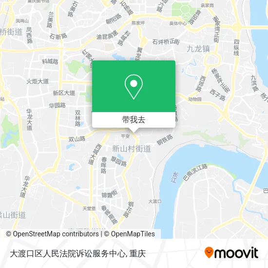 大渡口区人民法院诉讼服务中心地图