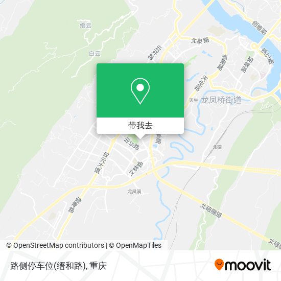 路侧停车位(缙和路)地图