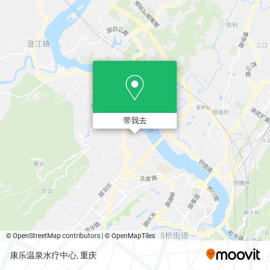 康乐温泉水疗中心地图